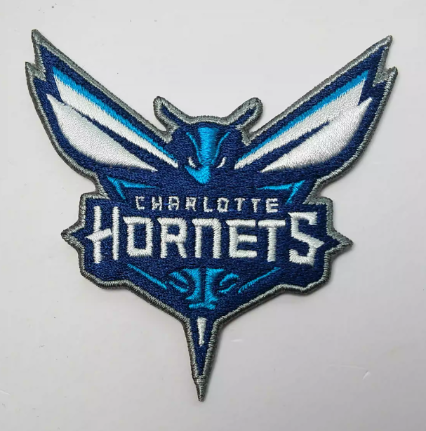 Charlotte Hornets Logo Iron on Patch 8cmx7.9cm